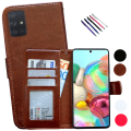 Miniatyrbillede 1 af 10: Beskyt din Samsung Galaxy A71 - Læder etui! Vit