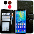 Miniatyrbillede 1 af 10: Huawei Mate 20 Pro - PU Læder Pung Etui Svart