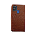 Miniatyrbillede 4 af 10: Samsung Galaxy A21s - PU Læderpung Etui Brun