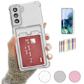 Miniatyrbillede 1 af 9: Samsung Galaxy A14 5G - Beskyttelse til kortlomme - Transparent Svart