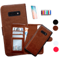 Miniatyrbillede 1 af 10: Samsung Galaxy S10e - PU Læderpung Etui Svart