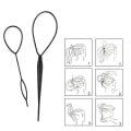Miniatyrbild 5 av 8: 2st Hårstyling Clip Ponytail Maker Styling