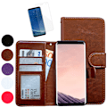 Miniatyrbild 1 av 10: Skydda Din Galaxy S8 - Läderfodral! Brun