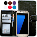 Pikkukuva 1 / 7: Nahkainen lompakko Samsung S7 Edge - Tyyli ja suoja