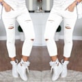 Pikkukuva 4 / 5: Farkut Leggings Stretch Jeggings XL2 - Grön