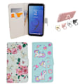 Pikkukuva 1 / 3: Samsung Galaxy S9 - PU nahkainen lompakkokotelo Rosa
