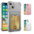 Miniatyrbillede 1 af 10: iPhone 13 - Kort etui Beskyttelse Transparent Grå