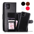 Miniatyrbillede 1 af 9: iPhone 12 Mini - PU Læderpung Etui Vit