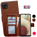 Miniatyrbillede 1 af 10: Samsung Galaxy A22 5G - PU Læder Pung Etui Svart