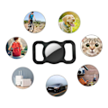 Miniatyrbillede 6 af 8: Beskyttelseshylster til Airtag - Skal/Hylste til Hunde & Katte Svart