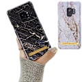 Miniatyrbillede 1 af 8: Samsung Galaxy S9 - Marmorbeskyttelse Svart