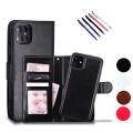 Pikkukuva 1 / 9: iPhone 12 - PU-nahkainen lompakkokotelo Brun