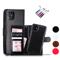 Miniatyrbillede 1 af 9: iPhone 12 Pro Max - PU Læderpung Etui Vit