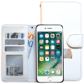Miniatyrbillede 6 af 10: iPhone 7/8/SE (2020 & 2022) - Læderetui/pung + Touch & Pen Vit