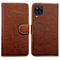 Miniatyrbillede 2 af 10: Samsung Galaxy A12 / A12 5G - PU Læder Pung Etui Brun