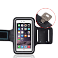 Miniatyrbillede 3 af 4: iPhone 15 Pro Max - PU Læder Sport Armbånd Etui Blå