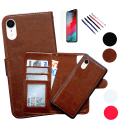 Miniatyrbillede 1 af 9: iPhone Xr - PU Læder Pung Etui Brun
