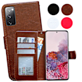 Miniatyrbillede 1 af 10: Samsung Galaxy S20 FE - PU Læder Pung Etui Svart
