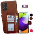 Miniatyrbillede 1 af 10: Samsung Galaxy A04s - PU Læder Pung Etui Brun