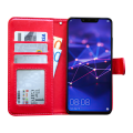 Miniatyrbild 7 av 10: Huawei Mate 20 Lite - Läderfodral / Skydd Rosa