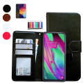Miniatyrbillede 1 af 10: Samsung Galaxy A40 - PU Læder Pung Etui Vit