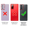 Miniatyrbild 10 av 10: Samsung Galaxy S21 5G - Skal / Skydd / Kortfack Transparent