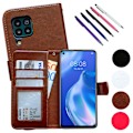 Miniatyrbillede 1 af 6: Komfort & Beskyttelse Huawei P40 Lite - Læder Etui! Svart
