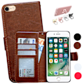 Pikkukuva 1 / 10: iPhone 6 / 6S - Lompakkokotelo ID- case Rosa