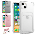 Miniatyrbillede 1 af 10: iPhone 13 - Kortbeskyttelsesetui Transparent Grå