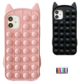 Miniatyrbillede 1 af 6: iPhone 11 - Etui Beskyttelse Pop It Fidget Svart