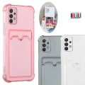 Miniatyrbillede 1 af 10: Samsung Galaxy A52/A52 5G - Kortlommebeskyttelse Transparent Grå