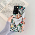 Miniatyrbillede 3 af 6: Samsung Galaxy A41 - Geometrisk Blomster Etui Vit