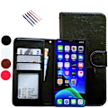 Miniatyrbillede 1 af 10: iPhone 11 Pro - PU Læder Pung Etui Svart