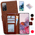 Miniatyrbillede 1 af 10: Samsung Galaxy S20 FE - PU Læder Pung Etui Brun