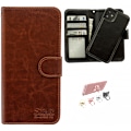Miniatyrbillede 1 af 3: iPhone 11 - PU Læderpung Etui Brun