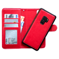 Pikkukuva 7 / 9: Nahkainen lompakko Galaxy S9 Plus - Nahkaa ja magneetti! Rosa