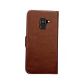 Miniatyrbild 4 av 10: Samsung Galaxy A8 2018 - Läderfodral/Skydd Brun