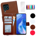 Miniatyrbillede 1 af 6: Beskyt din Huawei P40 Lite - Læder etui! Svart