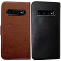 Miniatyrbillede 5 af 5: Samsung Galaxy S10 - PU Læderpung Etui Brun