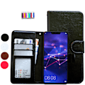 Miniatyrbillede 1 af 10: Huawei Mate 20 Lite - PU Læder Pung Etui Svart