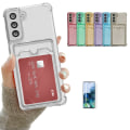 Miniatyrbild 1 av 10: Samsung Galaxy S21 5G - Skal / Skydd / Kortfack Transparent