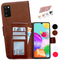 Miniatyrbillede 1 af 10: Samsung Galaxy A41 - PU Læderpung Etui Brun