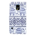 Pikkukuva 2 / 3: Samsung Galaxy S6 Edge - Nahkakotelo / Lompakko - Elefantit