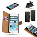 Miniatyrbillede 1 af 3: Læder etui til iPhone 6/6S + skærmbeskytter