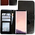 Pikkukuva 1 / 8: Samsung Galaxy S9 - PU Nahkainen Lompakkokotelo Svart