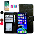 Miniatyrbillede 1 af 10: iPhone 11 Pro - PU Læder Pung Etui Svart