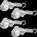 Miniatyrbilde 1 av 5: 4 stk. Blind Wand Tilt Control Wand Tilter for 1 tommers Mini Blind Head Rail Blind Tilt Mekanisme Erstatning med D-formet Gear Tilt Mekanisme Hook C