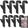 Miniatyrbild 1 av 5: 8 st svarta runda radiator krokar, handduks torktumlare krok, badrum handduks krok, handduks torktumlare radiator krok, handduks torktumlare krok, alla standard radiatorer, avtagbar