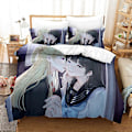 Pikkukuva 1 / 5: v710 Lakanat Akebi's Sailor Uniform -vuodevaatesetit Pussilakanasetti Tyynyliinalla Twin Full Queen King -vuodevaatteet 3-osainen vuodevaatesetti (1 D 135x200cm 53x78in