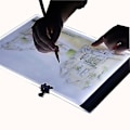 Miniatyrbilde 1 av 5: A5 LED-tegnebrett, tynn kunstmal, sjablongtegnebrett, lysboks, sporingsbord, pute